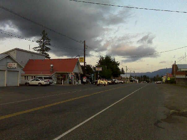 A view of Easton, Washington, from the west side of town.