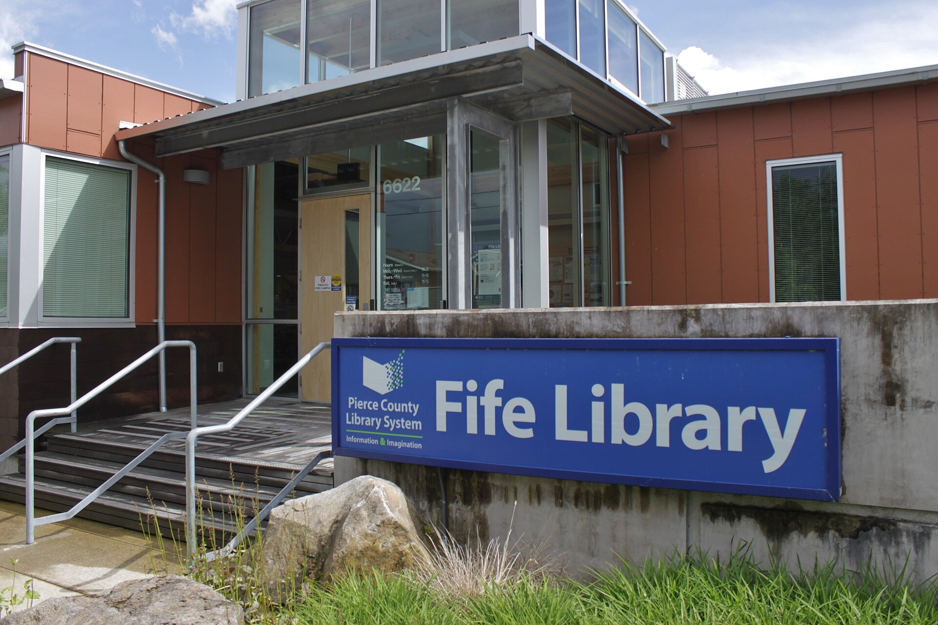 The Pierce County Library branch in Fife.