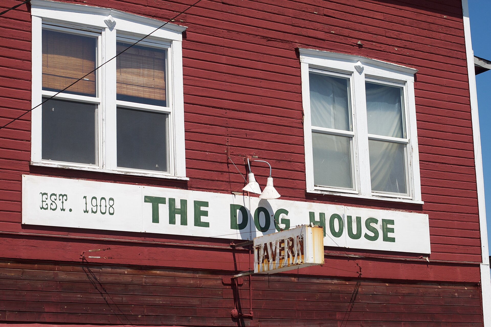 The Dog House tavern, established 1908, in Langley, Washington
