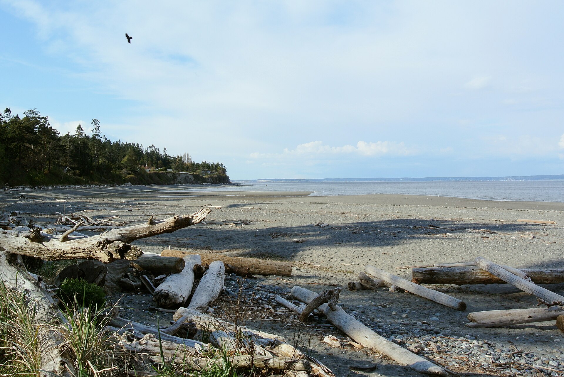 East Beach Park on Marrowstone Island, Washington