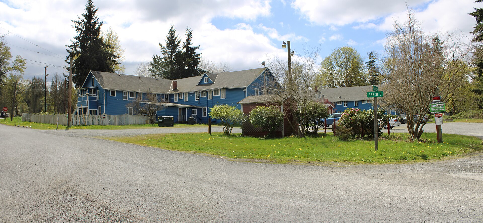 The McKenna Hotel building in McKenna, Washington.