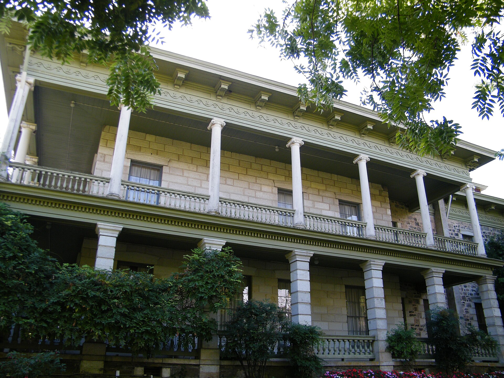 Temelec Hall, a columned mansion in Temelec, California