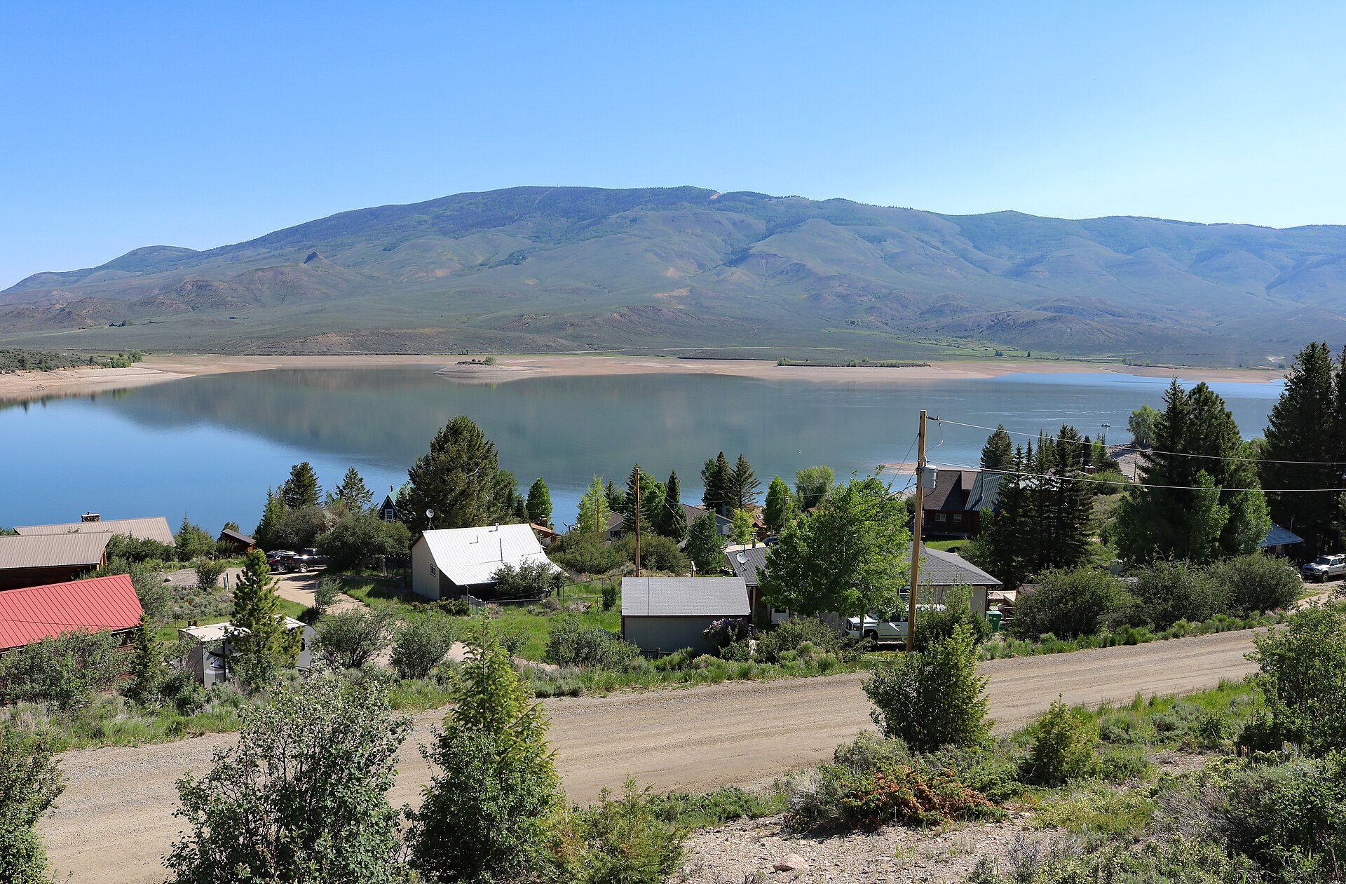 Heeney, Colorado, on the western shore of Green Mountain Reservoir.