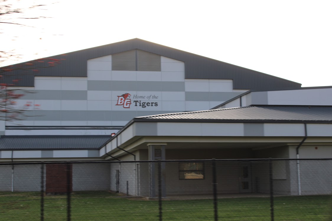 The Battle Ground High School building, serving the Dollars Corner area.