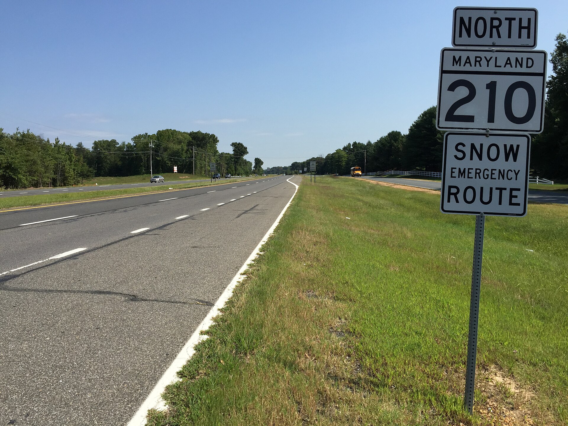 Route 210 in Accokeek Maryland