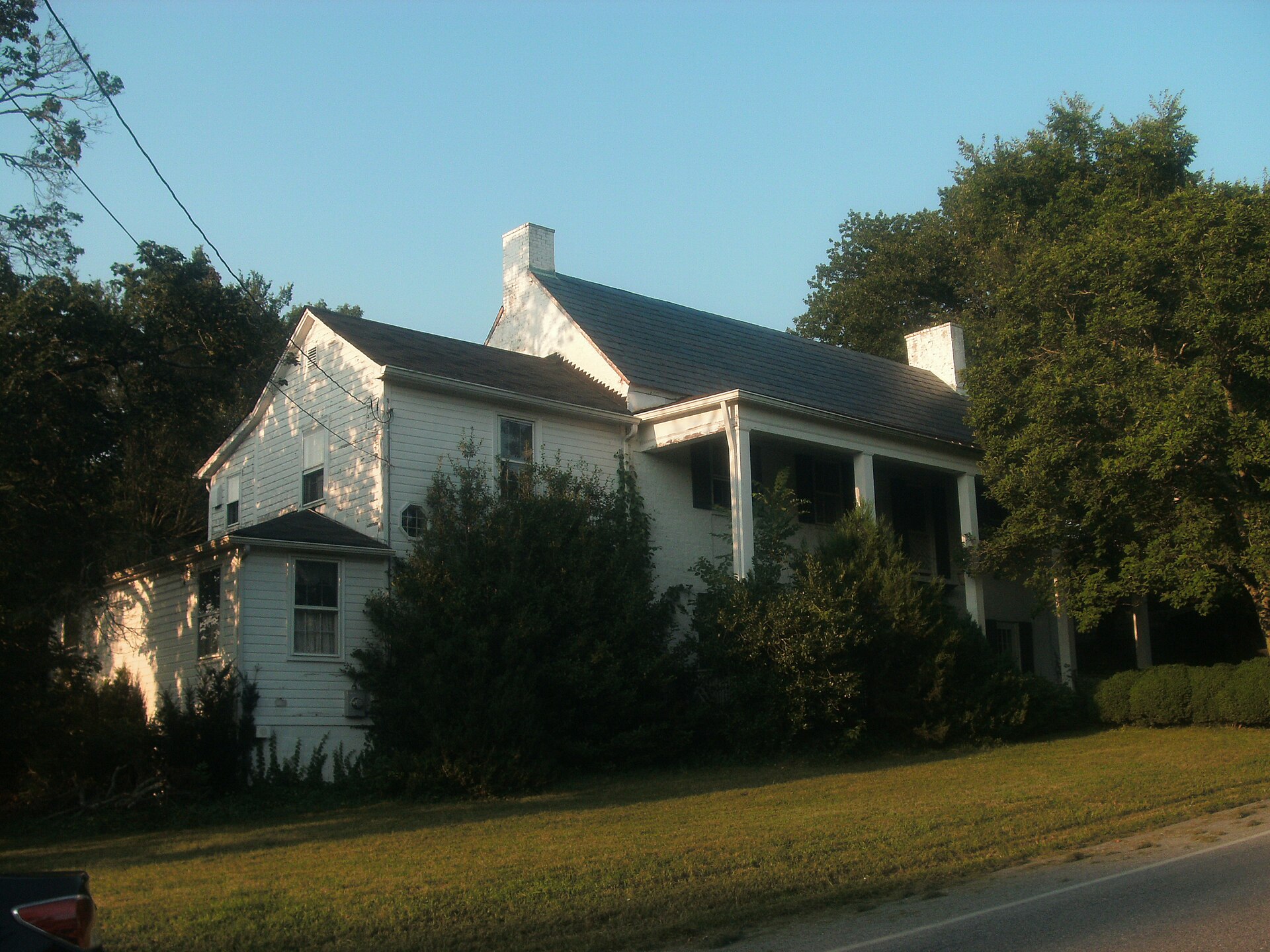 The former tavern in the Bryantown Historic District.