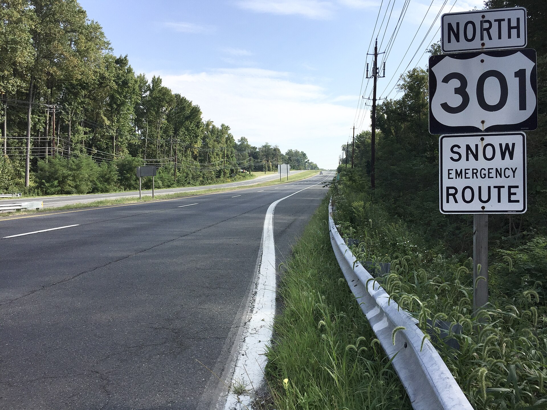 Route 301 at Croom Road in Croom Maryland