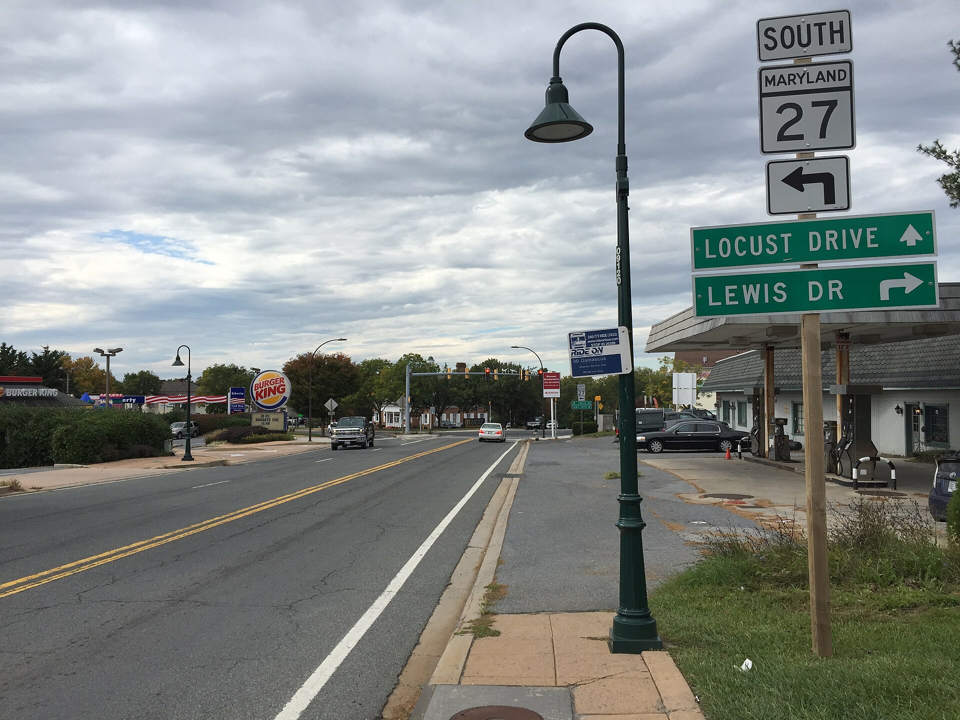 Route 27 near Damascus Maryland
