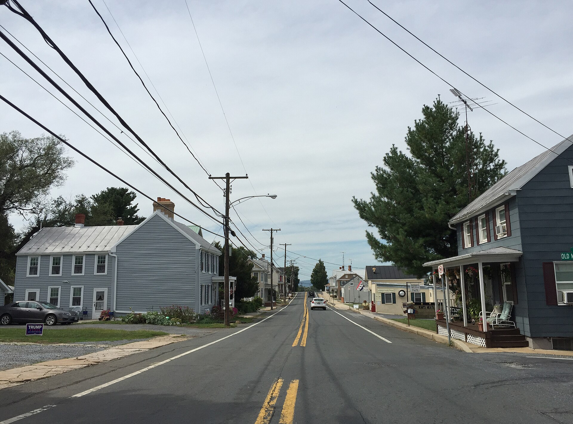 Jefferson Pike at Old Middletown Road in Jefferson, Frederick County, Maryland.