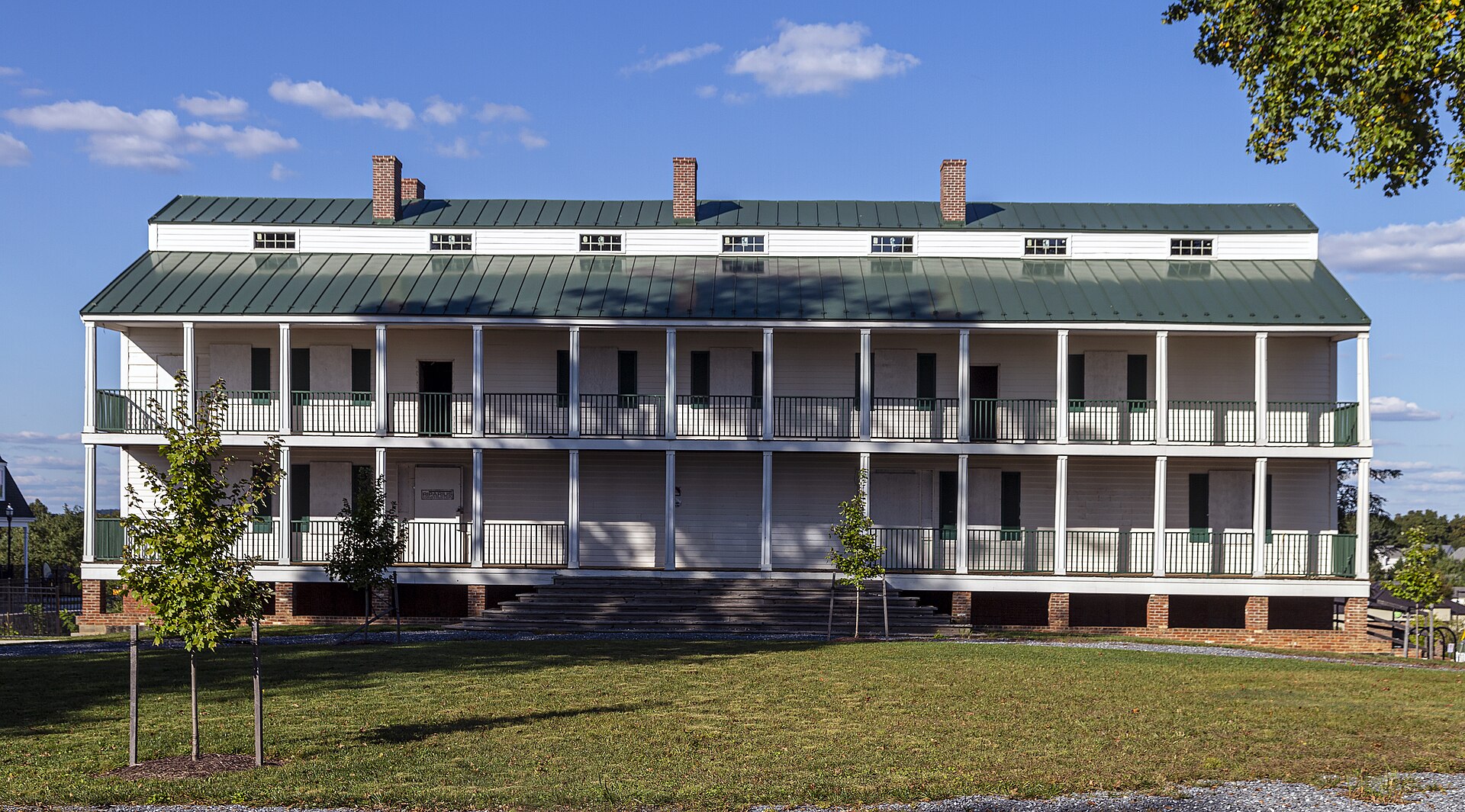 The historic Landon House (Stancioff House) in Urbana, Maryland