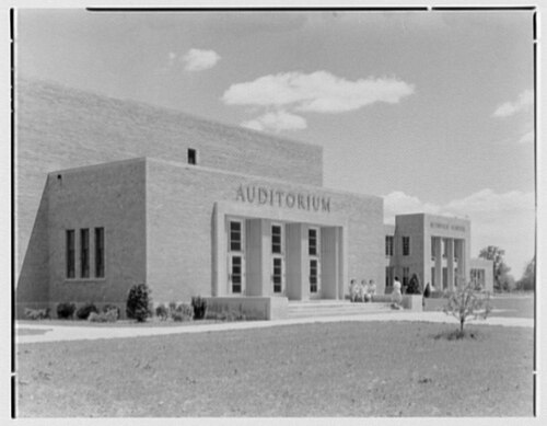 The Bethpage School on Long Island (historic photo).