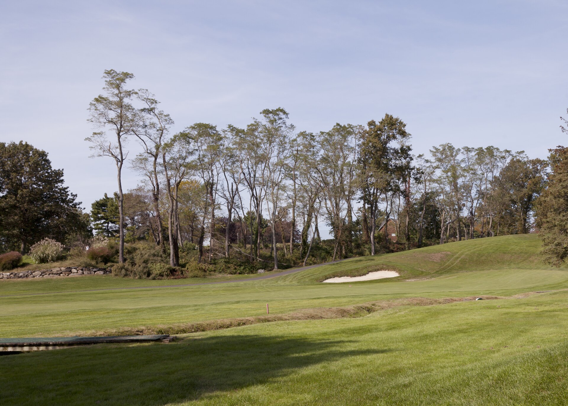 The fairways of Innis Arden Golf Club in Old Greenwich.