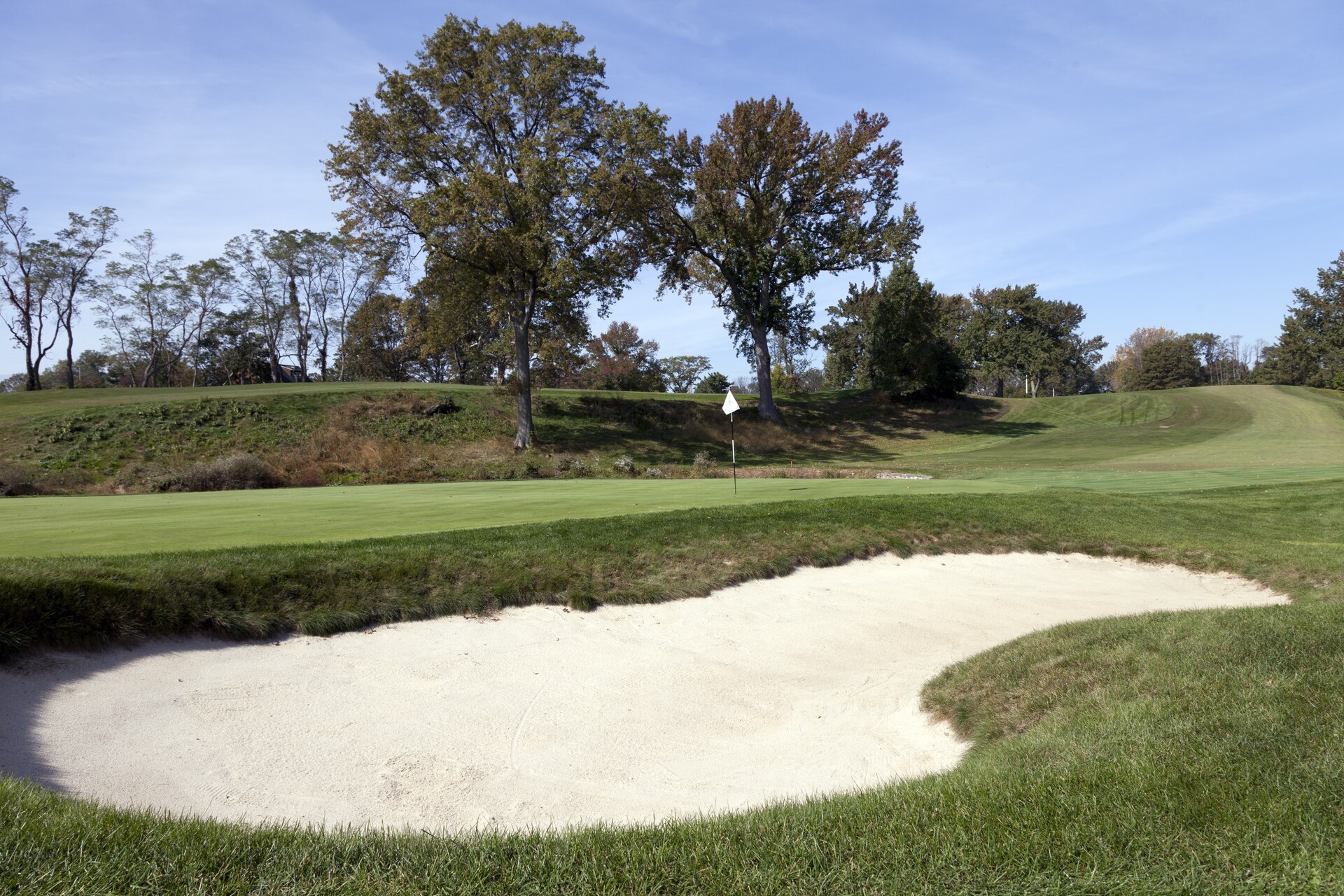 More of the green fairways at Innis Arden Golf Club in Old Greenwich.