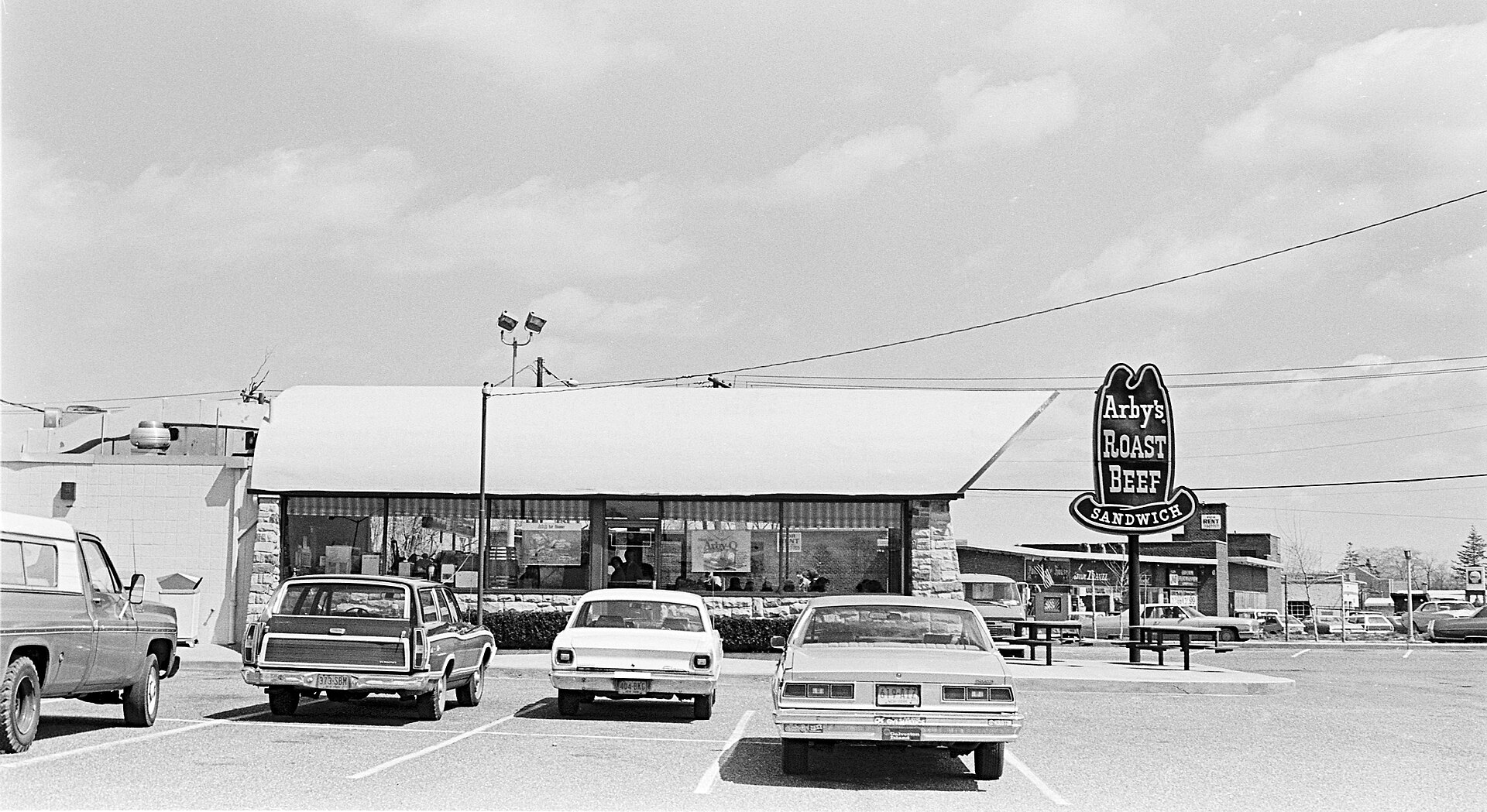 A 1979 photo of the Arby's restaurant in West Islip, New York