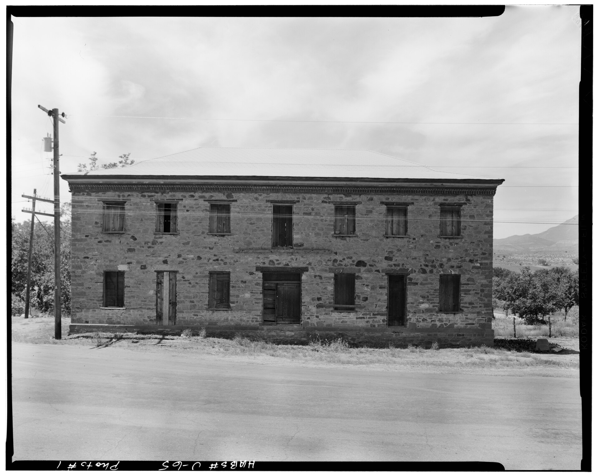 Historic stone building in Toquerville, Utah (Historic American Buildings Survey)