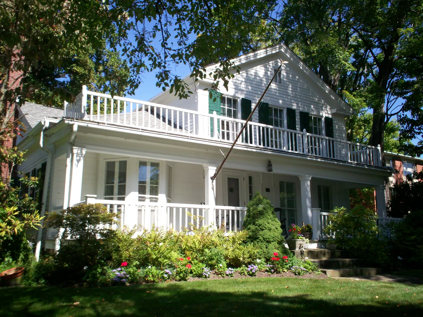 The former house of James A. Garfield in Hiram, Ohio.  He lived in the house ca. 1857-1861 while principal of the Western Reserve Eclecti...