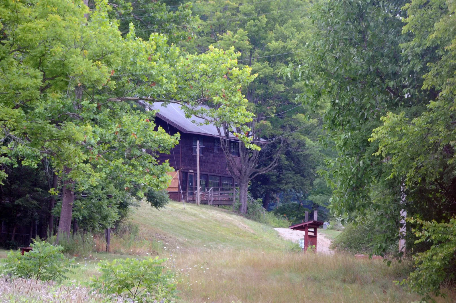 BUILT IN 1922 TO PRODUCE HYDROELECTRIC POWER FOR HIS WORKSHIP, HOME, AND FARM