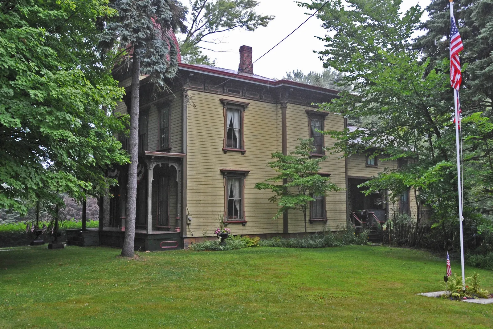 TALLMADGE; BUILT IN 1875 IN ITALIANATE STYLE; ALLING WAS A BUILDER IN THE TALLMADGE AREA