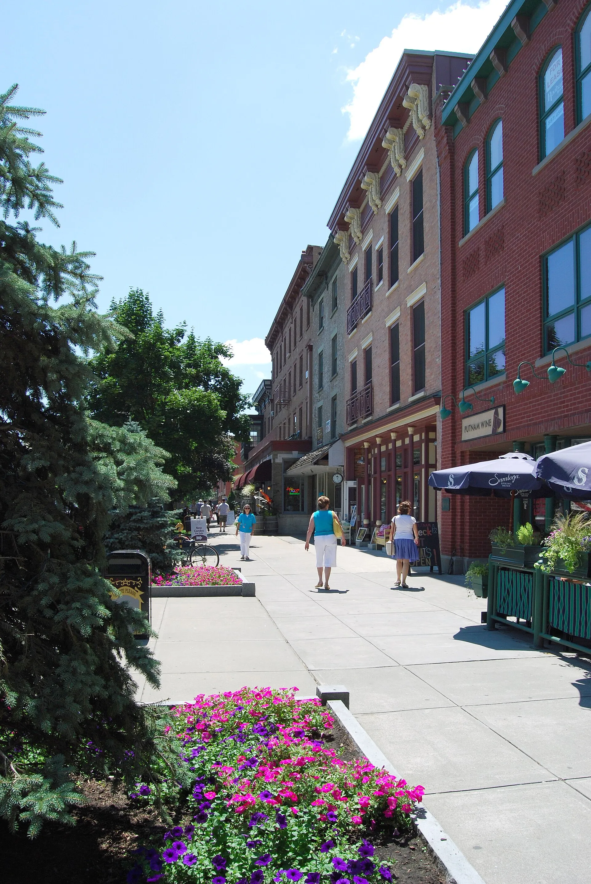 Downtown Saratoga Springs, New York, United States