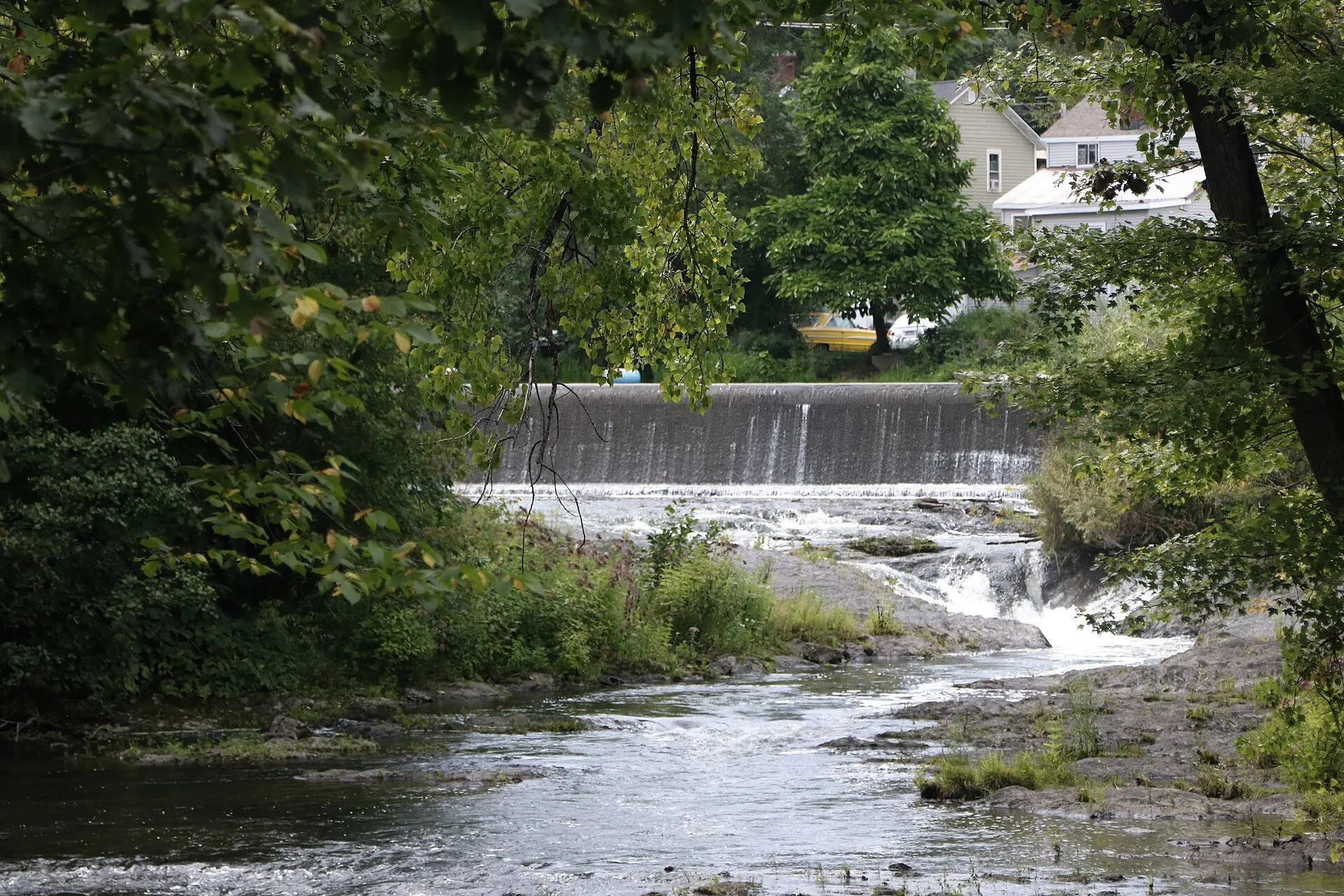 A cascade on Fish Creek at Victory Mills, just north of the village of Victory