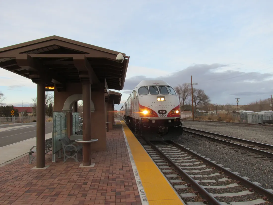 Downtown Bernalillo Rail Runner station, Bernalillo New Mexico