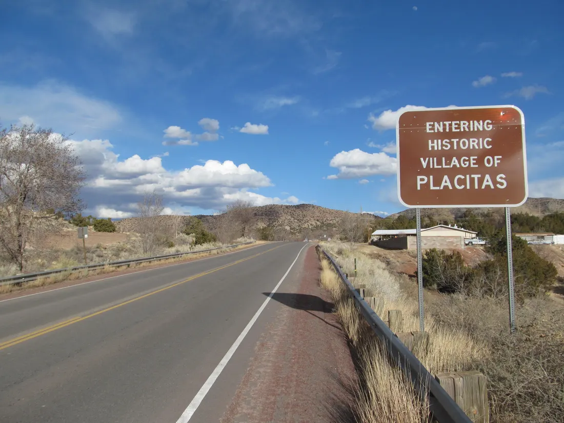 Entering Historic Village of Placitas New Mexico