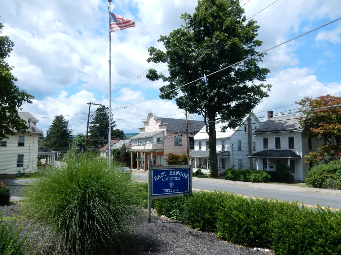 W. Central Ave., East Bangor, Northampton County, Pennsylvania.