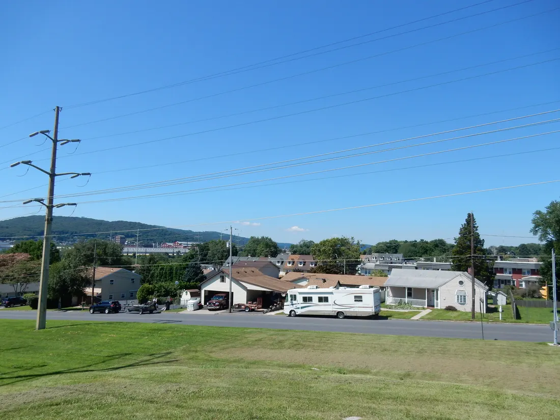 Cambria St., Freemansburg, Northampton County, Pennsylvania. Looking west.