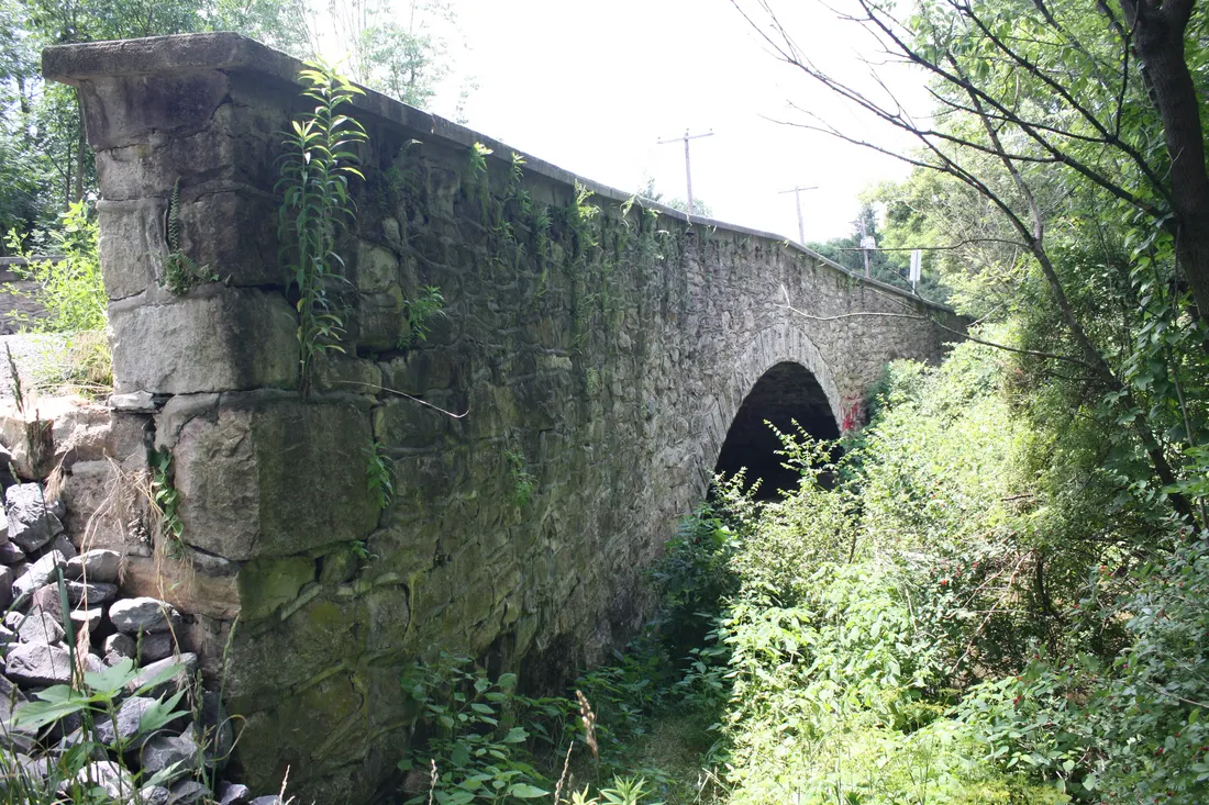 Bridge in Heidelberg Township is a historic stone arch bridge located at Heidelberg Township, Lehigh County, Pennsylvania.
