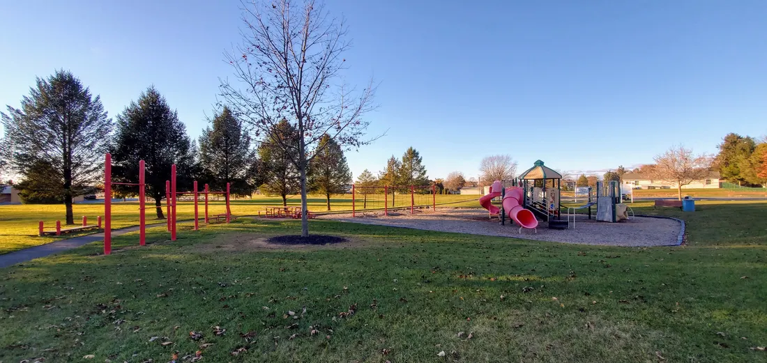 The High Street Park's playground in Tatamy PA