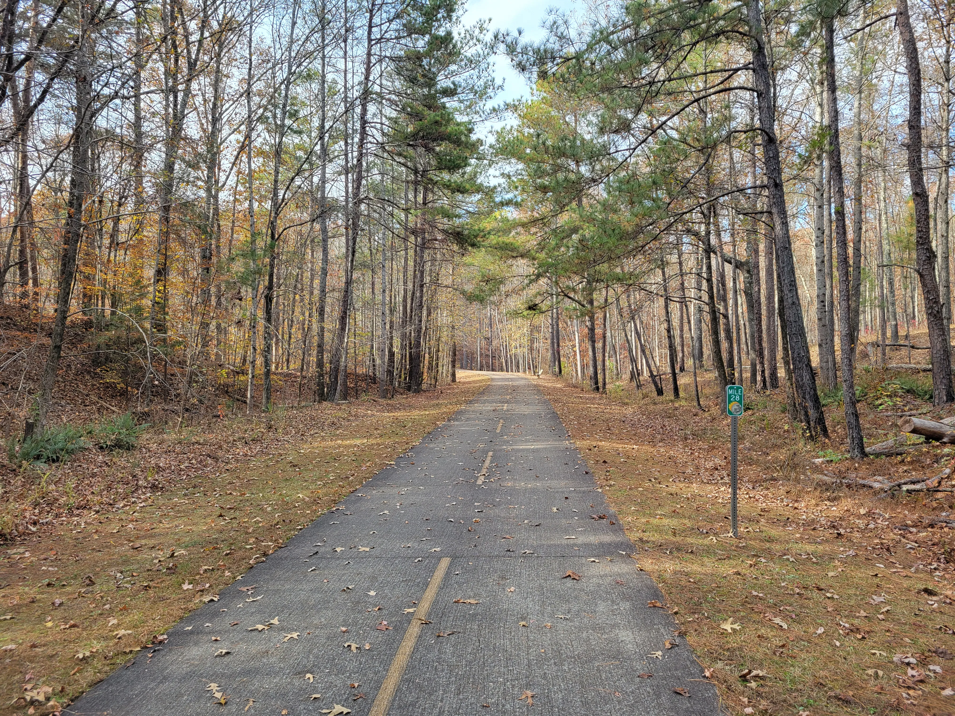 Silver Comet Trail Mile 28, Braswell Georgia