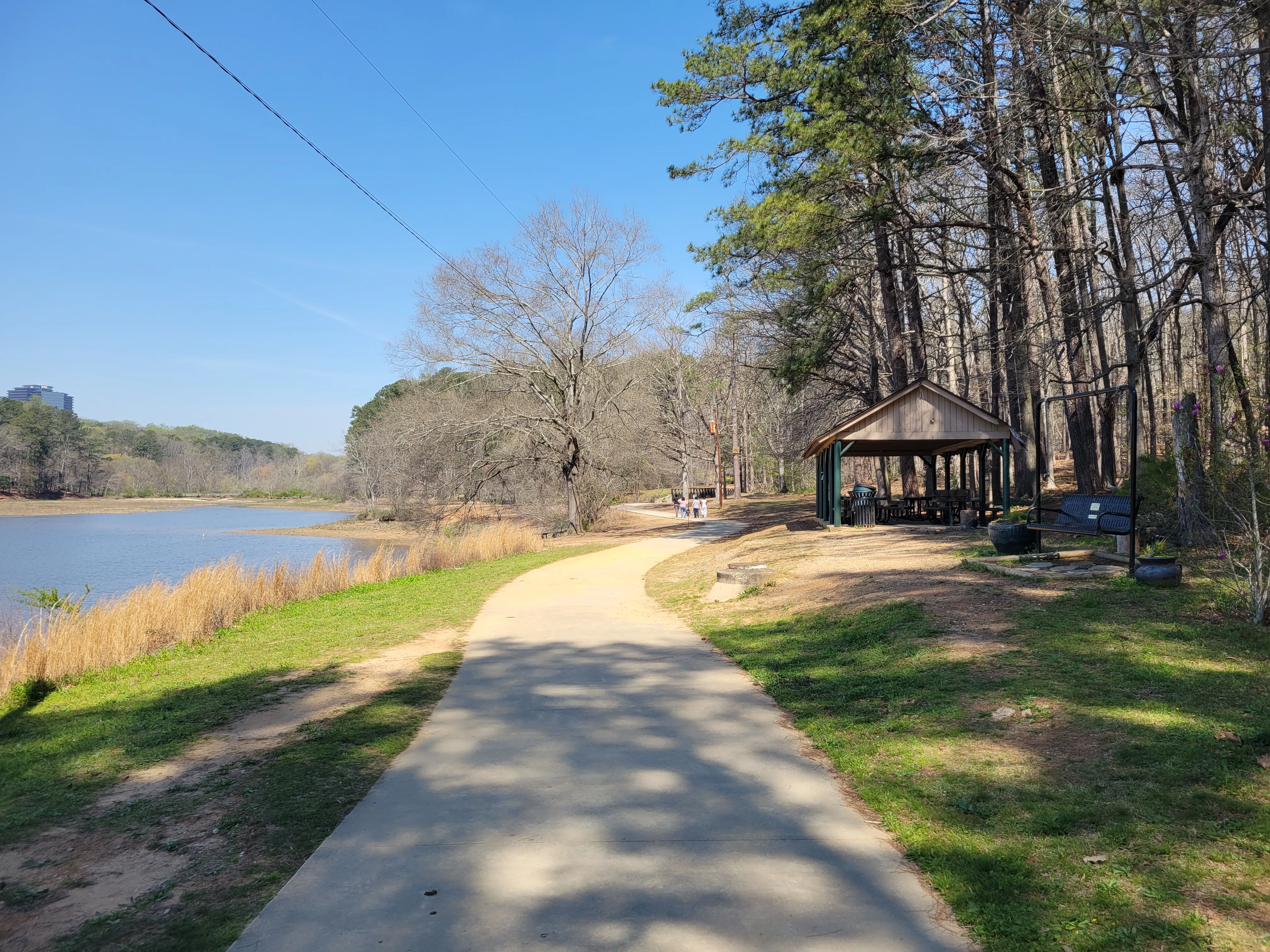 Walking path in Murphey Candler Park, Brookhaven Georgia