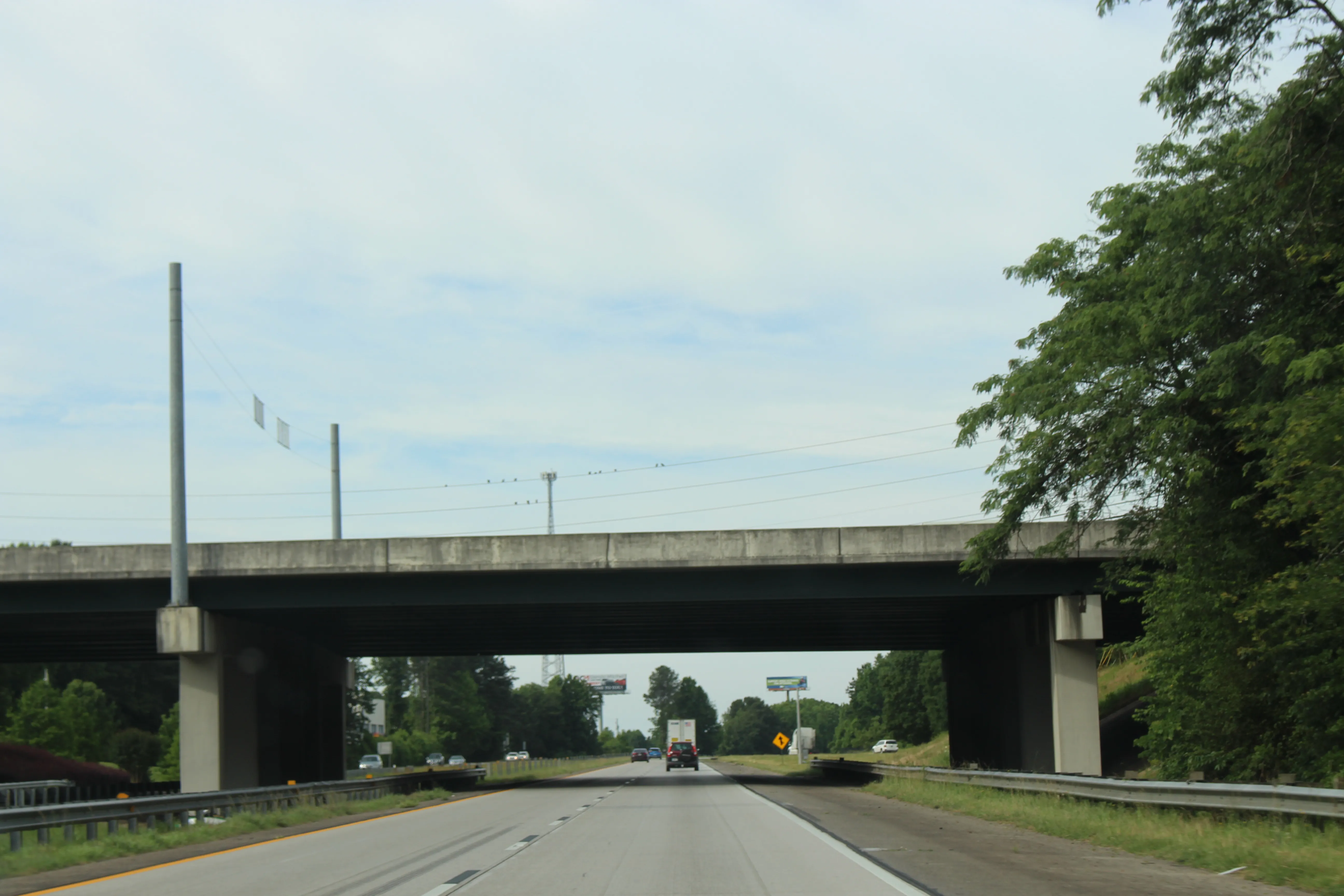 Georgia I985sb GA20 US23 Buford Dr Overpass, Buford, Gwinnett County, Georgia