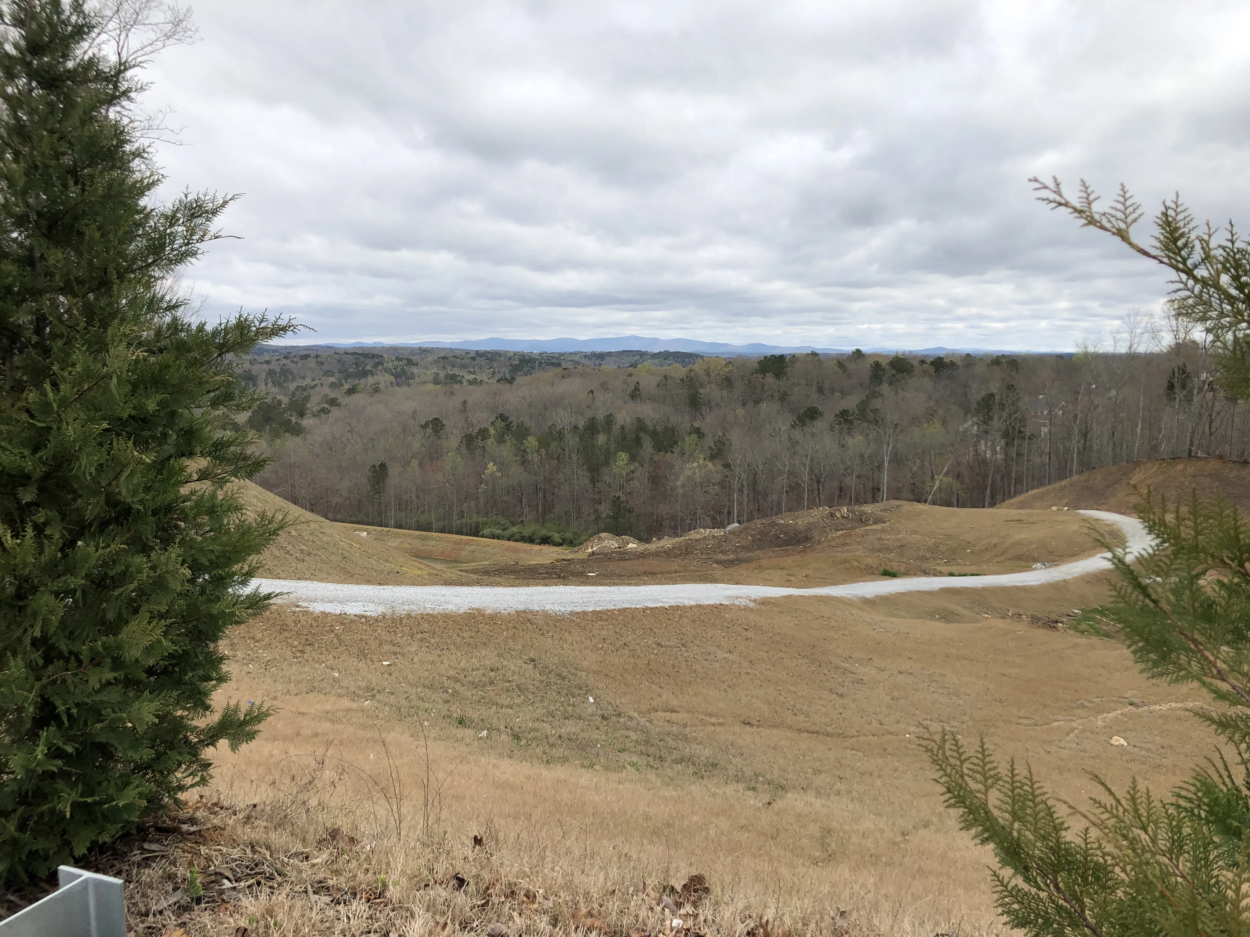 Blue Ridge Mountains seen from Canton