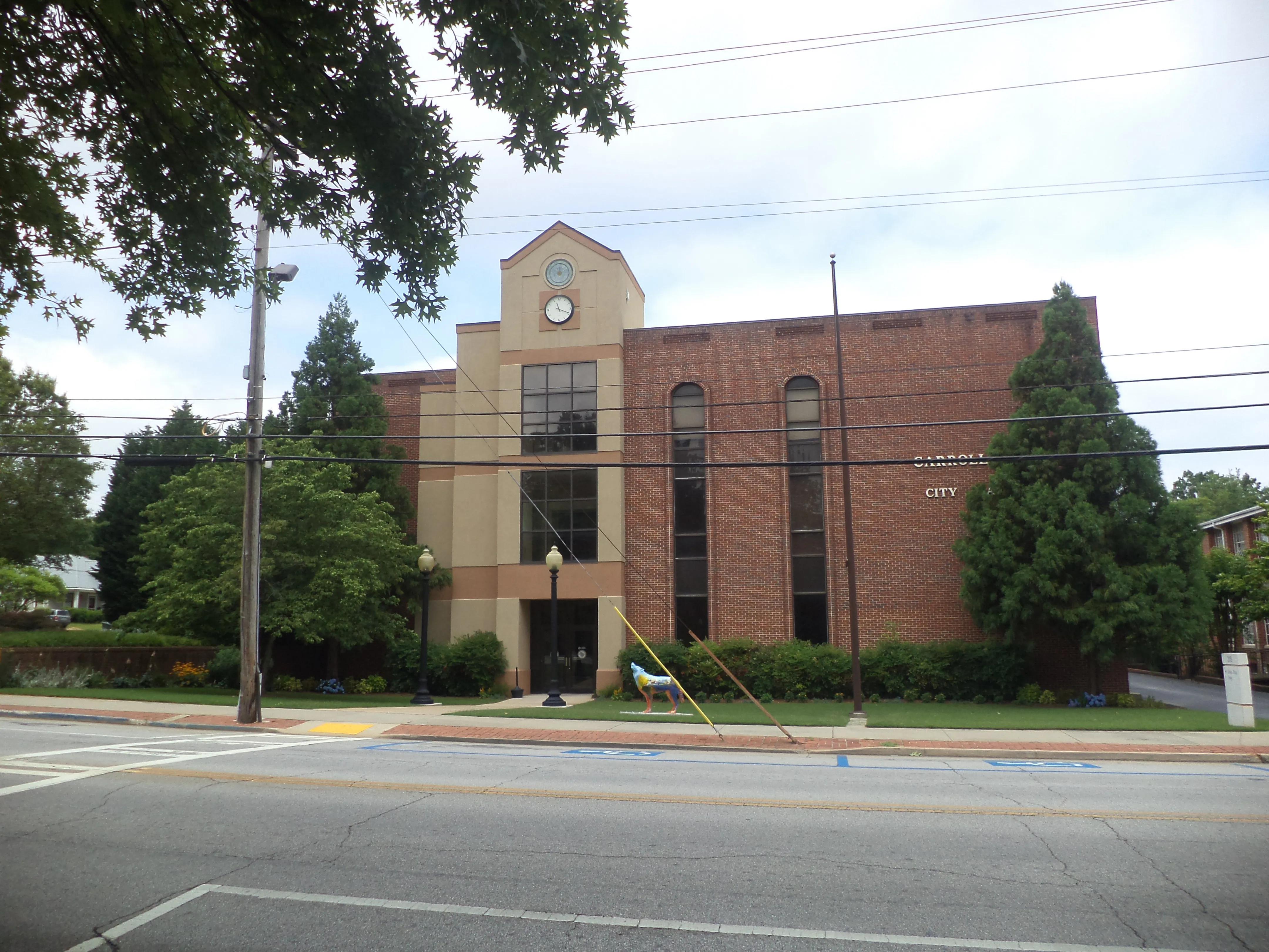 Carrollton City Hall, Bradley St, Carrollton, Carroll County, Georgia