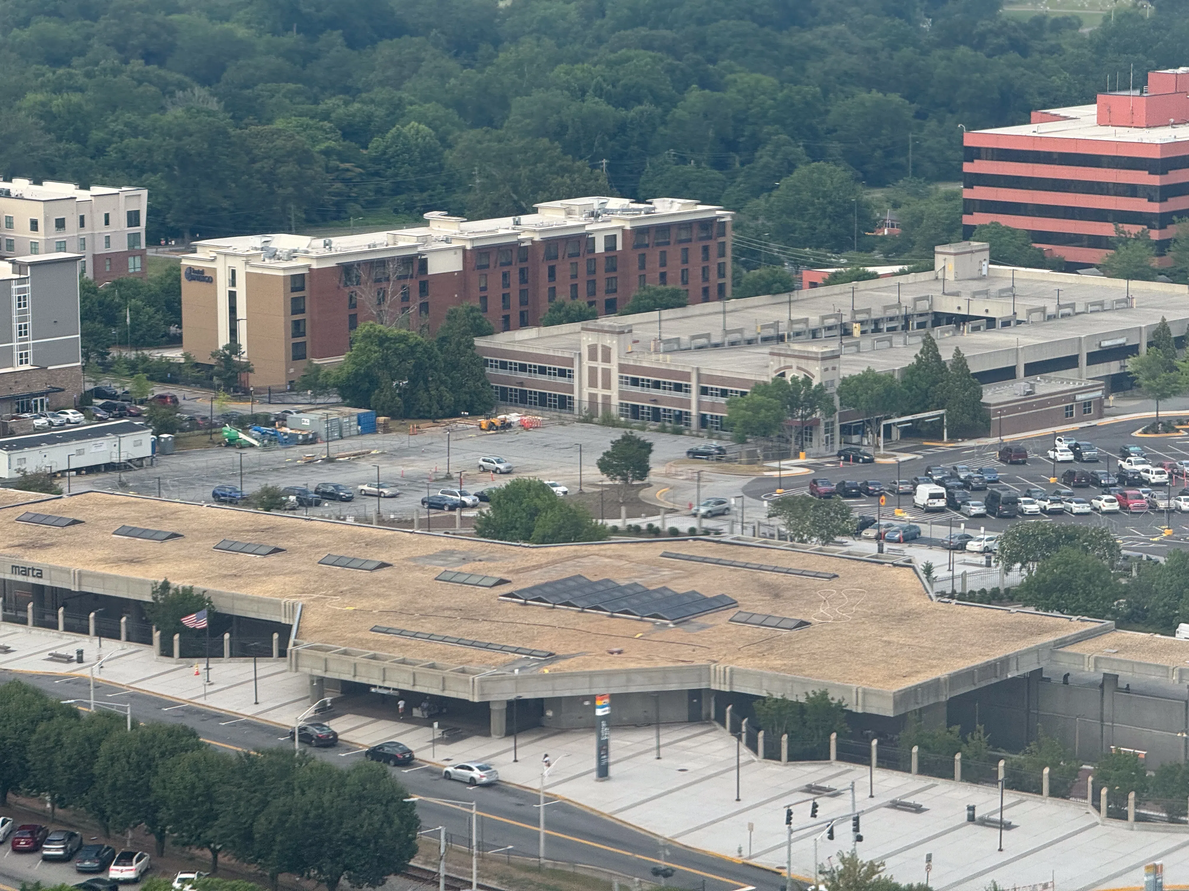 MARTA station in College Park, Georgia