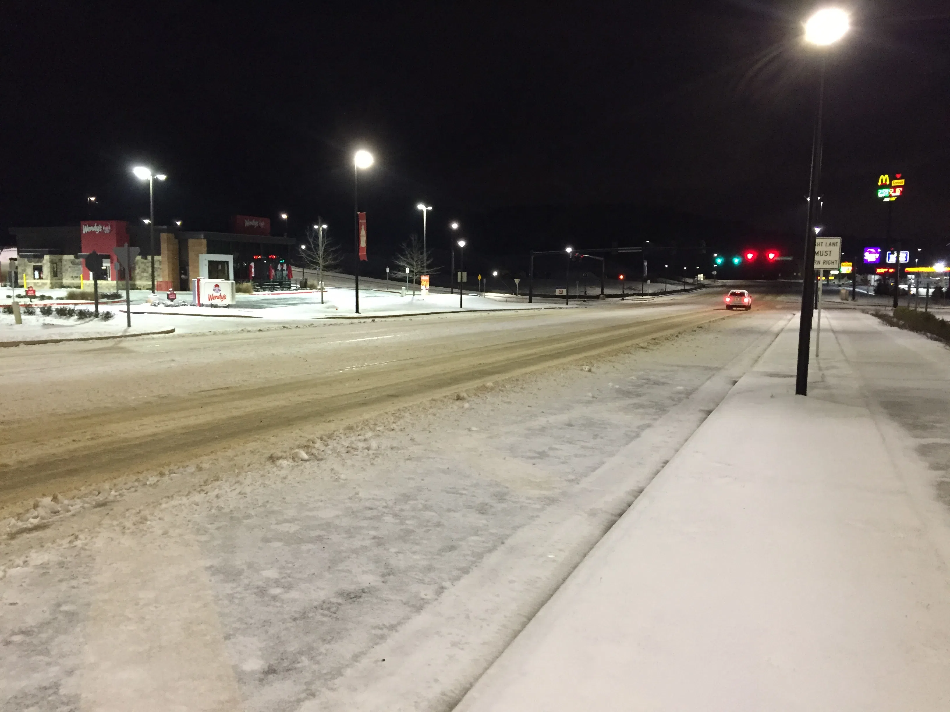 LakePoint, Emerson, Georgia covered in snow