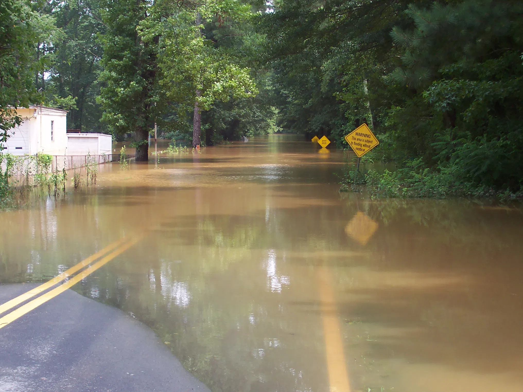 Sweetwater Creek — during the flood of 2005 caused by Hurricanes Cindy and Dennis. In Lithia Sp
