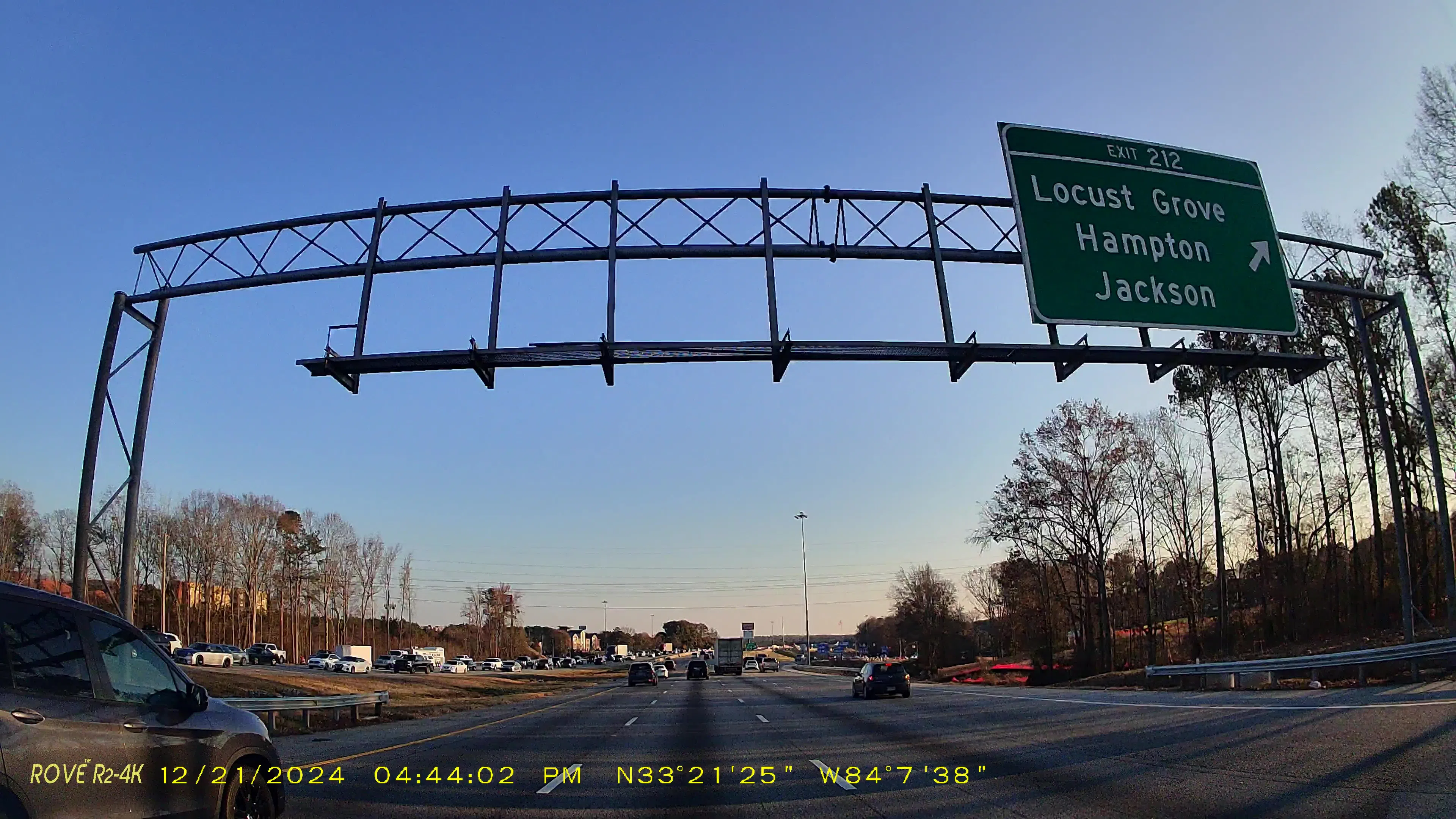 I-75 Exit 212 for Locust Grove
