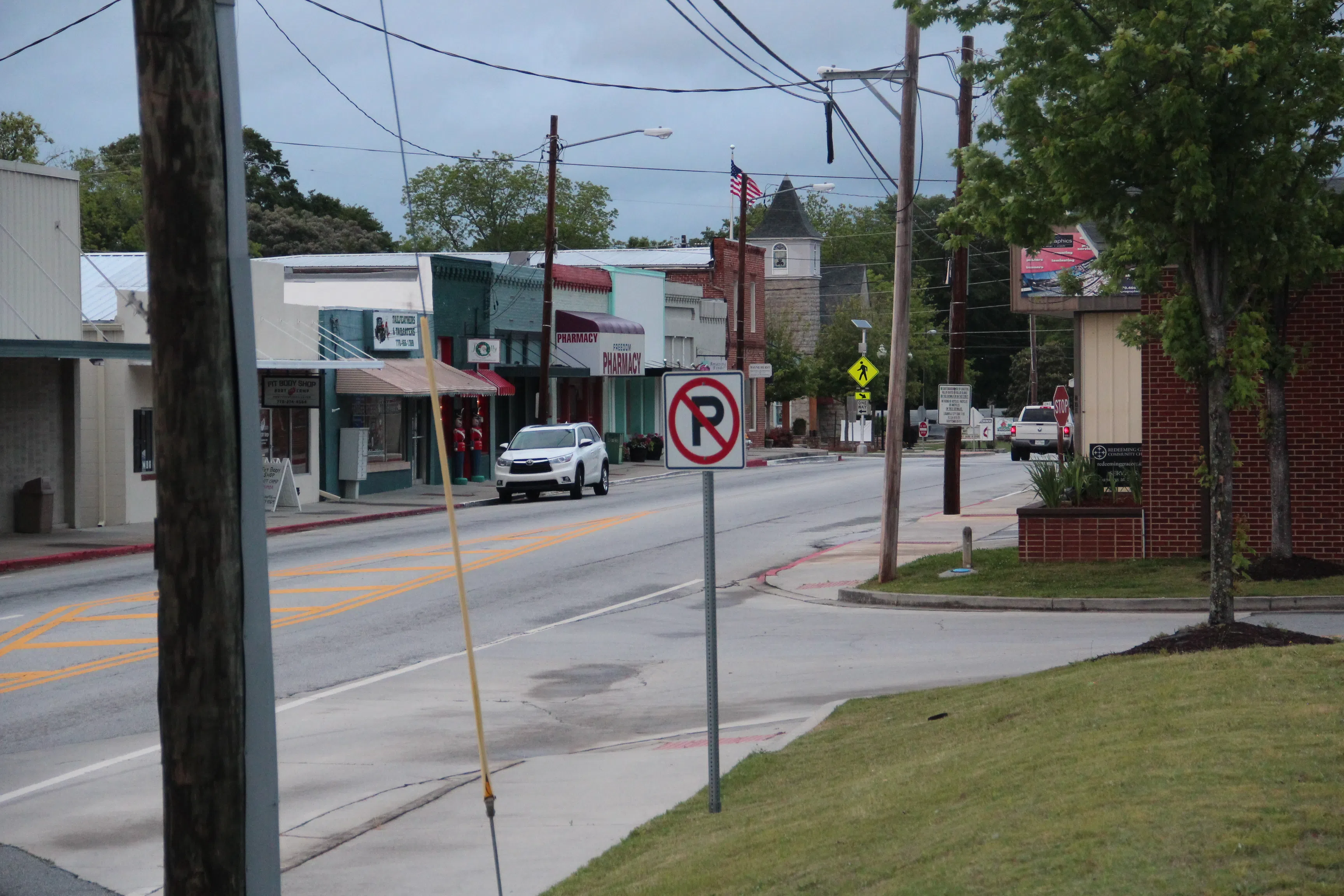 Main Street (SR 20) in Loganville, Georgia
