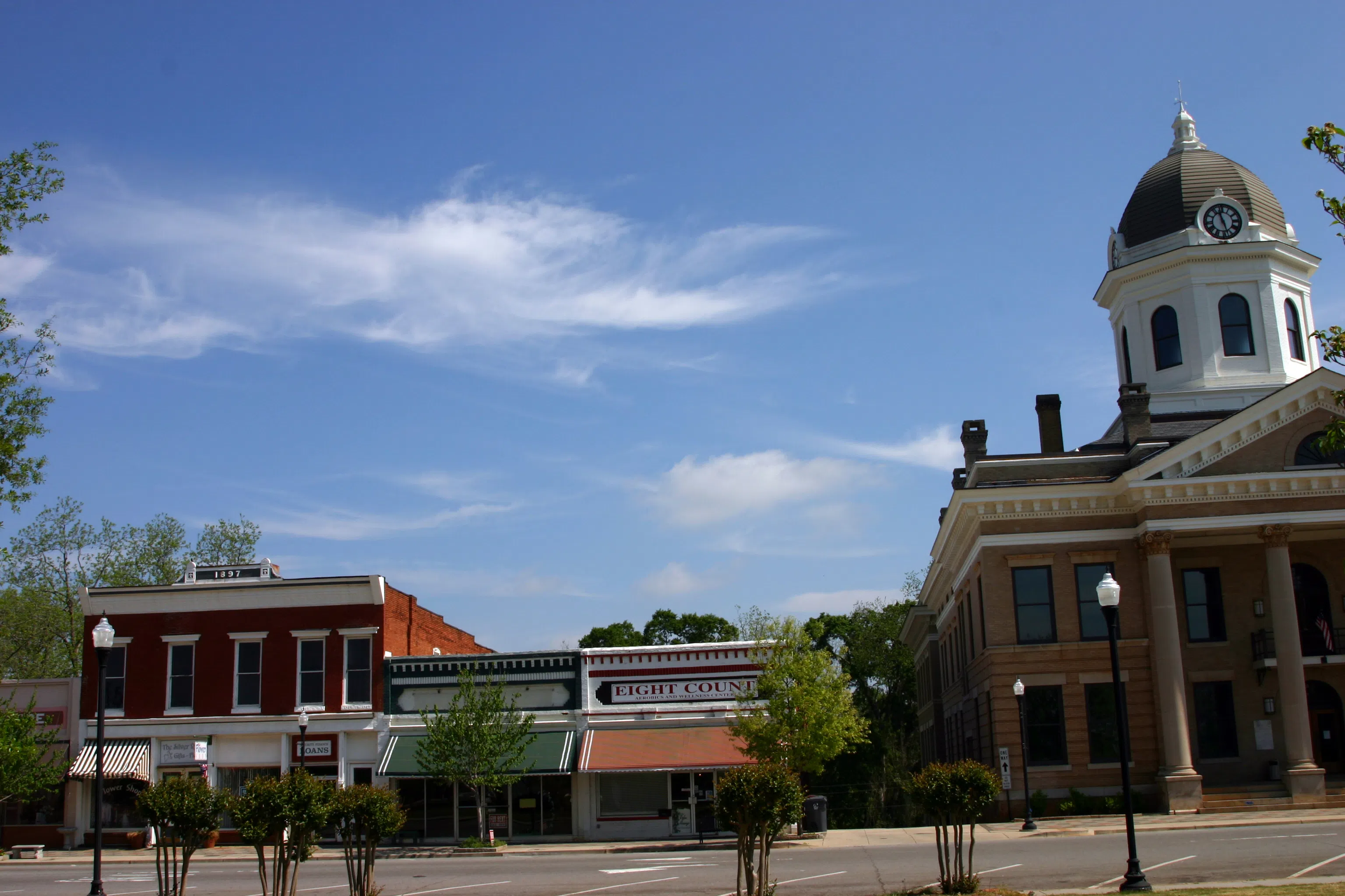 Monticello, GA Town Square — License: