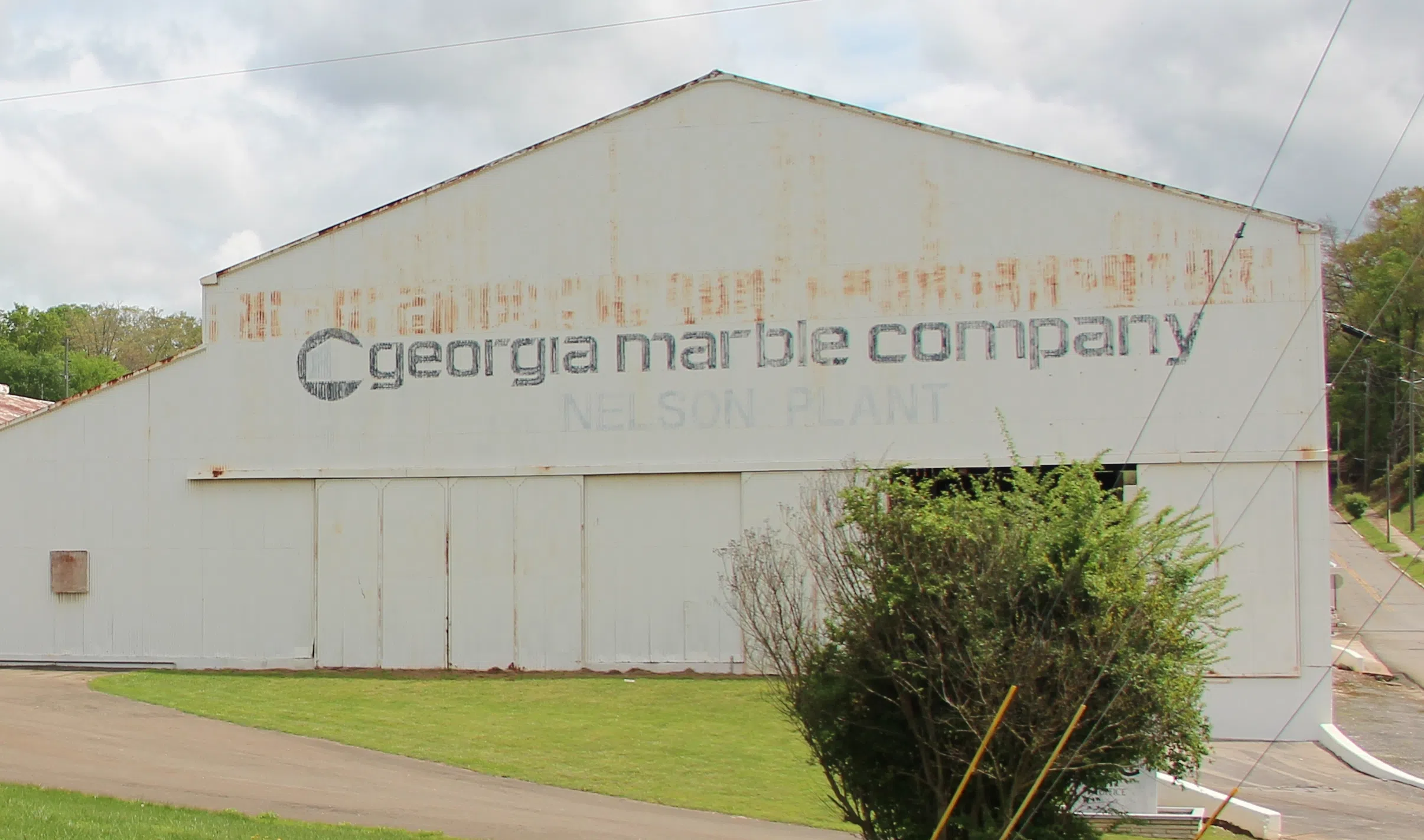 A building formerly owned by the Georgia Marble Company in Nelson, Georgia