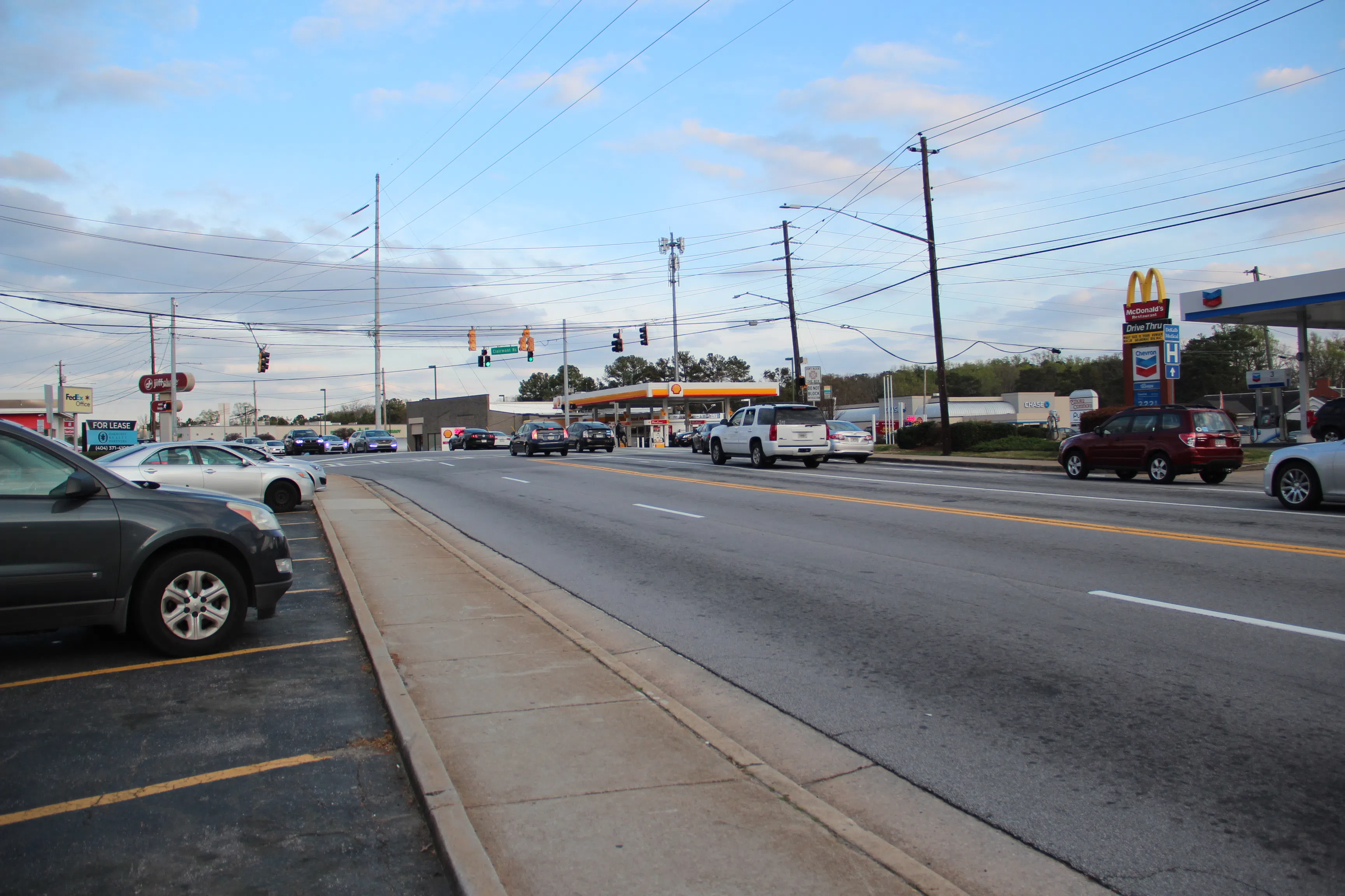 North Decatur Road in North Decatur CDP