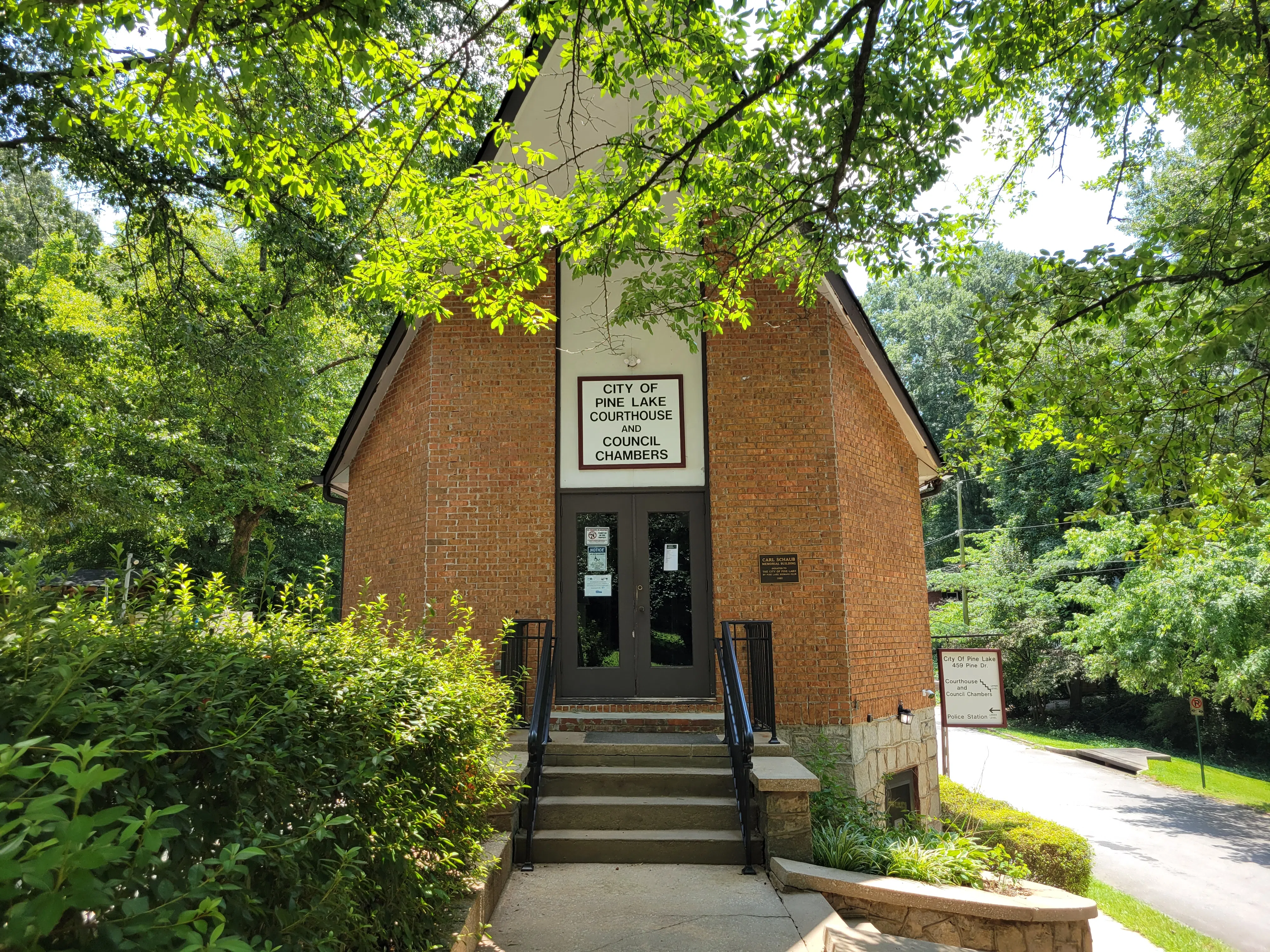 Courthouse and Council Chambers, Pine Lake Georgia