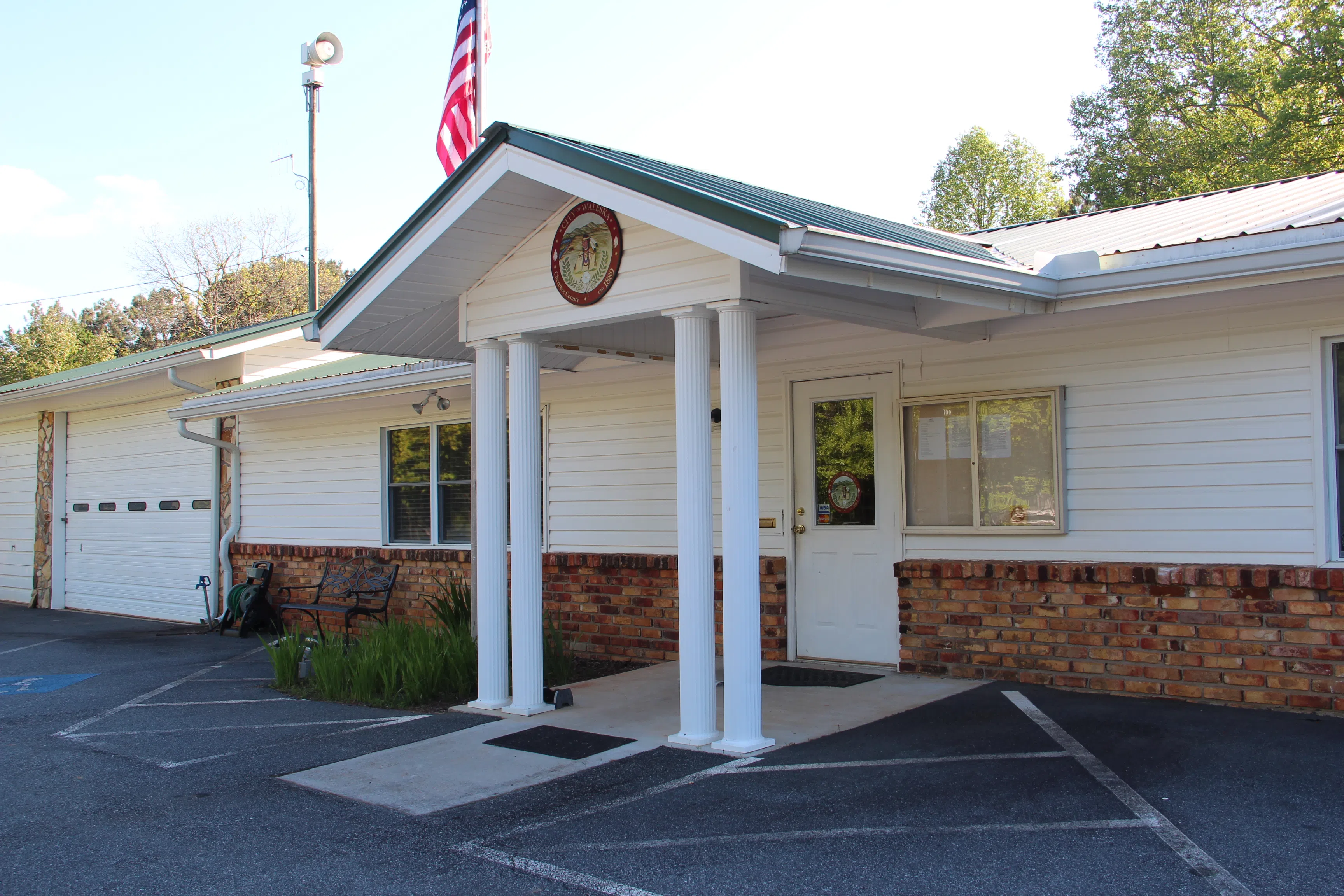 Waleska, Georgia city hall