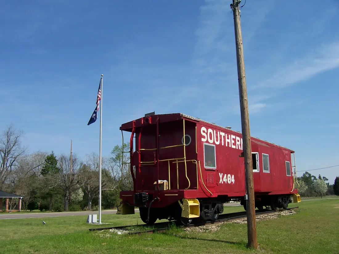 Southern Caboose X484, Windsor, South Carolina.