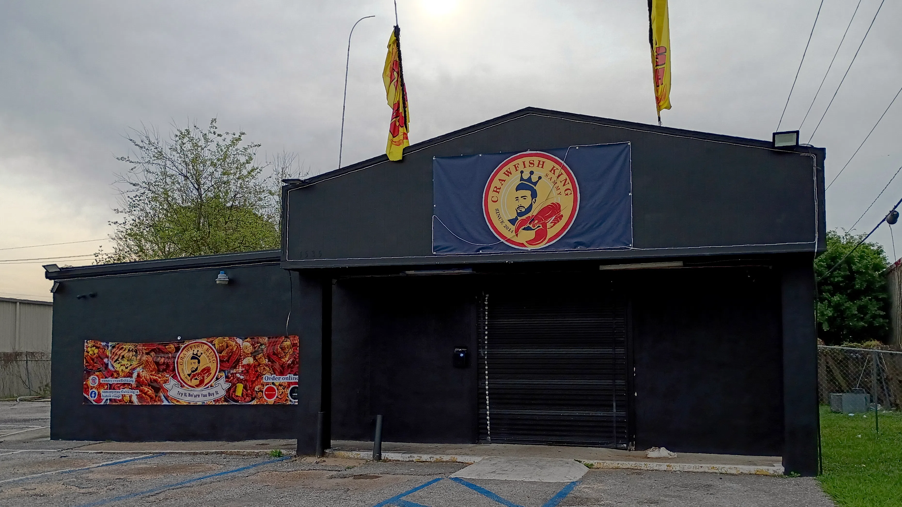 Sammy's Crawfish King at 1535 Gardere Lane, Gardere, Louisiana, March 2025