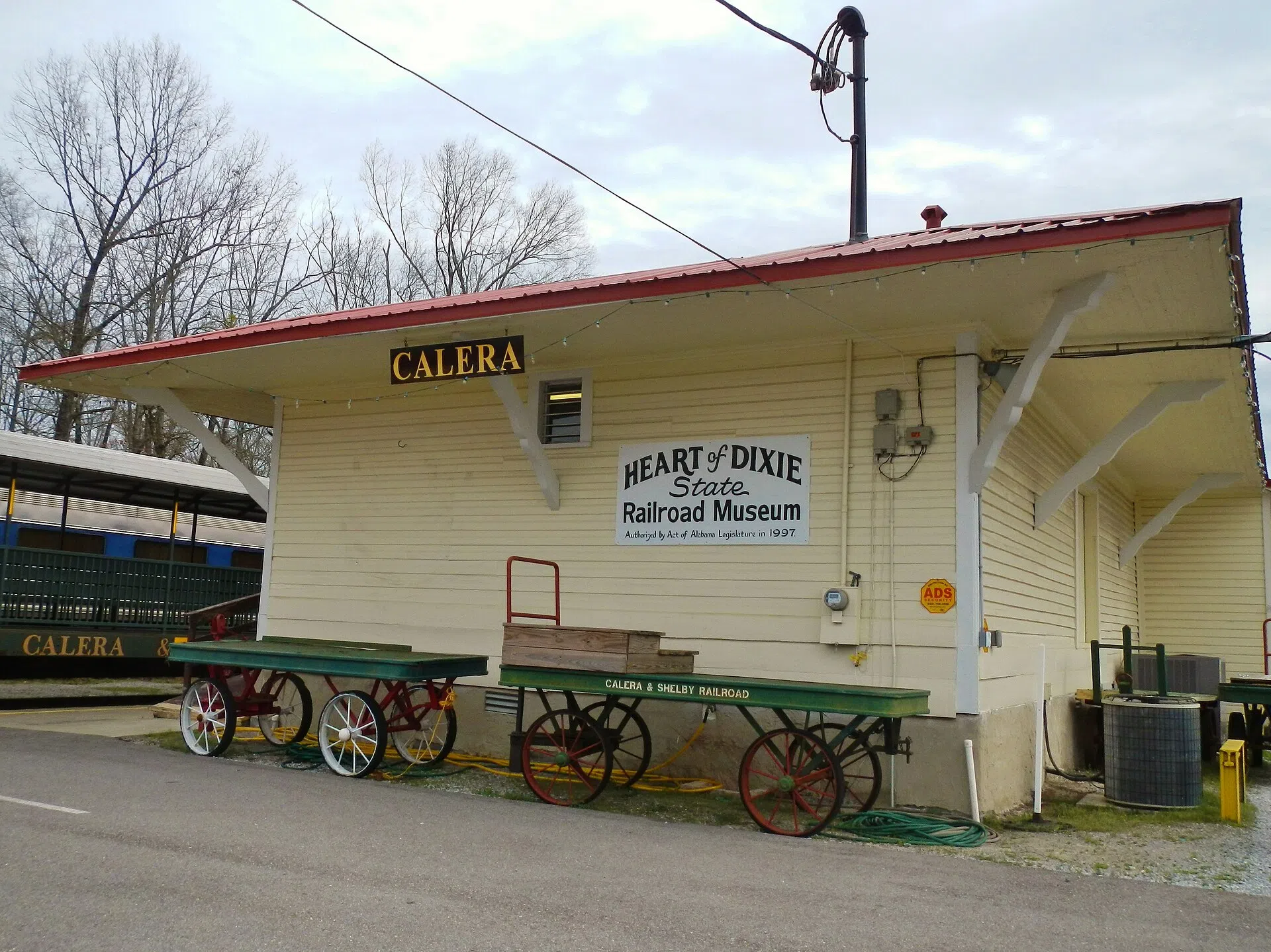 Heart of Dixie Railroad Museum in Calera, Alabama