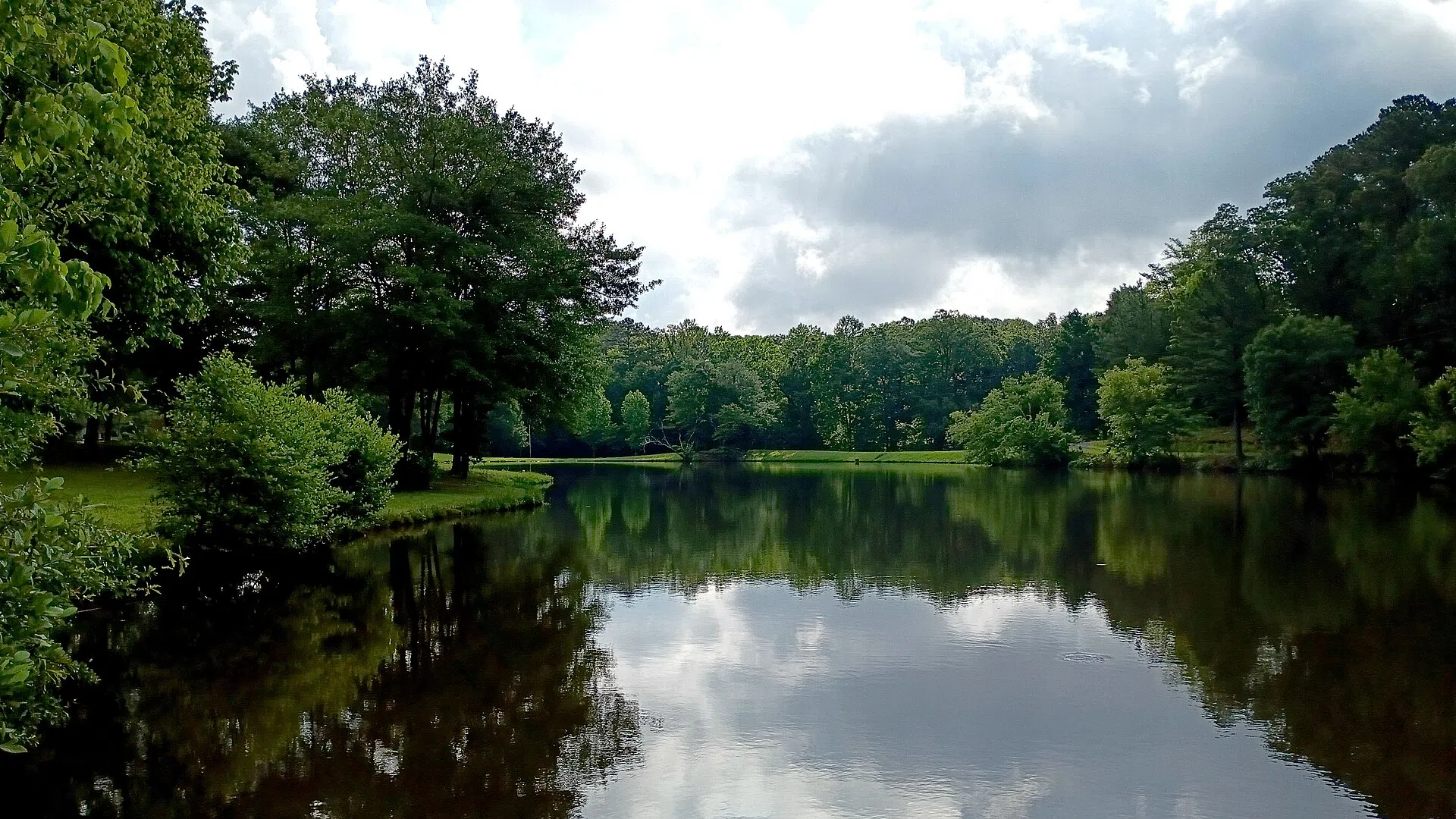 Pond in Chelsea, Alabama