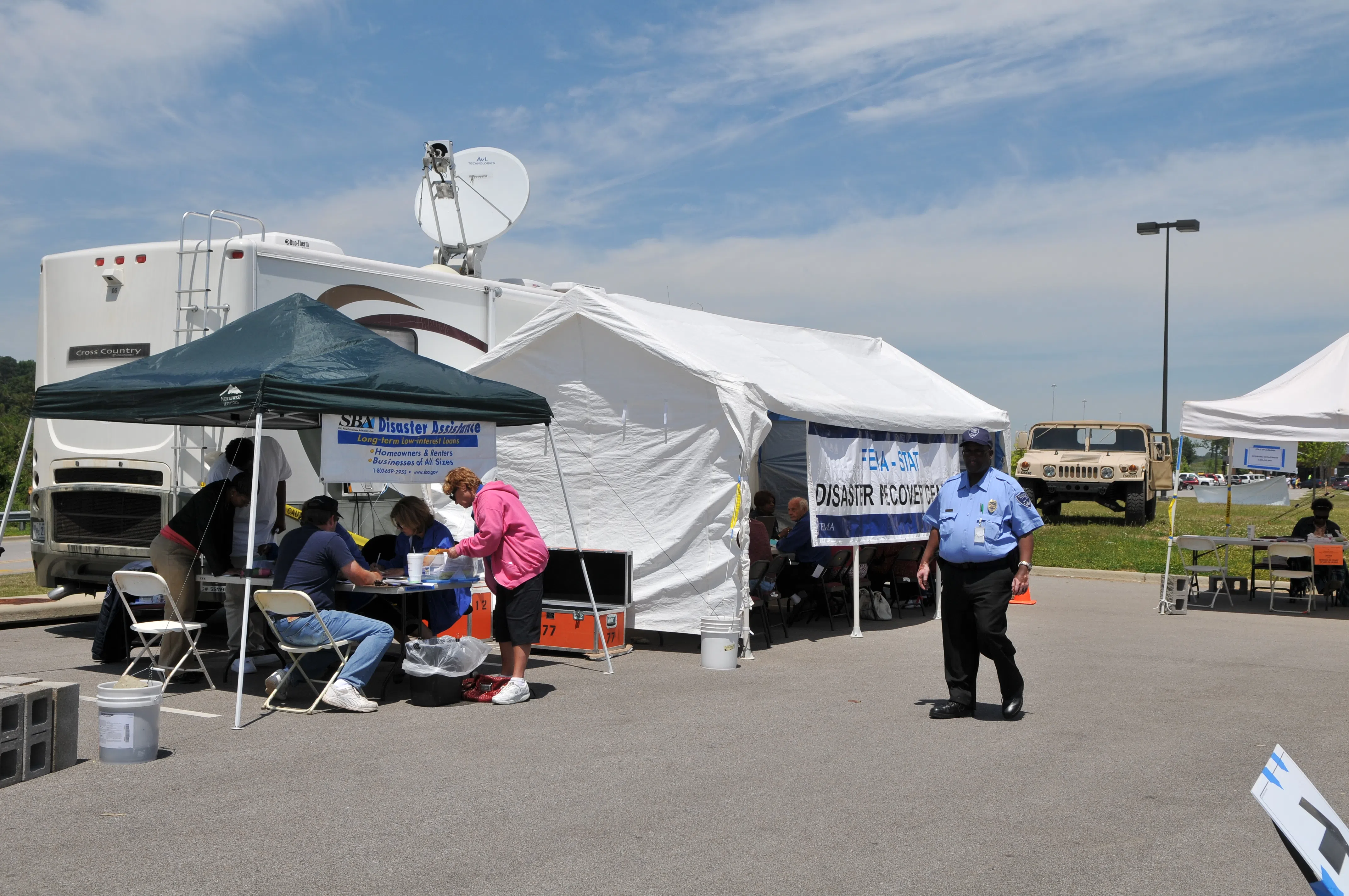 FEMA Disaster Recovery Center registering survivors of the April 27, 2011 tornadoes in Fultondale